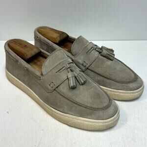 VGUC Brunello Cucinelli Suede Tassel Loafers Sneakers Made in Italy EU 42 US 9